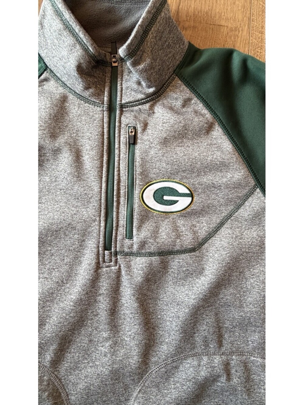 Green Bay Packers 1/4 Zip Pullover Large
